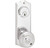 Emtek 8060US3 Lifetime Brass Colonial Style 3-5/8" C-to-C Passage/Single Keyed Sideplate Lockset