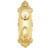 Emtek 8095US3 Lifetime Polished Brass Victoria Style 3-5/8" C-to-C Dummy, Pair Sideplate Lockset