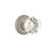 Emtek OT-US15A-PHD Pewter Old Town Clear Glass (Pair) Half Dummy Knobs with Your Choice of Rosette