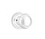 Emtek RK-US26-PHD Polished Chrome Rope (Pair) Half Dummy Knobs with Your Choice of Rosette