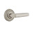Emtek M-US15A-PASS Pewter Milano Passage Lever with Your Choice of Rosette