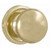 Weslock 610I-3 Polished Brass Impresa Privacy Knob