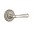 Emtek WM-US15A-PASS Pewter Wembley Passage Lever with Your Choice of Rosette