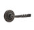Emtek SF-US10B-PASS Oil Rubbed Bronze Santa Fe Passage Lever with Your Choice of Rosette