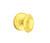 Emtek V-US3-PASS Lifetime Brass Victoria Passage Knob with Your Choice of Rosette