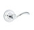 Emtek EN-US26-PASS Polished Chrome Elan Passage Lever with Your Choice of Rosette