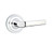 Emtek M-US26-PASS Polished Chrome Milano Passage Lever with Your Choice of Rosette