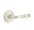 Emtek SF-US15-PASS Satin Nickel Santa Fe Passage Lever with Your Choice of Rosette