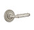 Emtek RBL-US15A-PRIV Pewter Ribbon & Reed Privacy Lever with Your Choice of Rosette