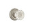 Emtek AS-US15A-PRIV Pewter Astoria Clear Glass Privacy Knob with Your Choice of Rosette