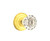 Emtek AS-US3-PRIV Lifetime Brass Astoria Clear Glass Privacy Knob with Your Choice of Rosette