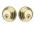 Emtek 8355US3 Lifetime Brass Low Profile Style Double Cylinder Deadbolt