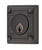 Emtek 8454US19 Flat Black Arts & Crafts Style Single Cylinder Deadbolt