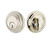 Emtek 8455US14 Polished Nickel Low Profile Style Single Cylinder Deadbolt