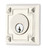 Emtek 8454US15 Satin Nickel Arts & Crafts Style Single Cylinder Deadbolt