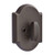 Emtek 8557MB Medium Bronze #1 Style Sandcast Bronze Single Sided Deadbolt