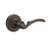Emtek CV-US10B-PHD Oil Rubbed Bronze Coventry (Pair) Half Dummy Levers with Your Choice of Rosette
