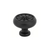 Emtek 86096FB Flat Black 1-1/4" Tuscany Bronze Petal Knob