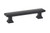 Emtek 86301US19 Flat Black 4" Geometric Brass Rectangular Pull
