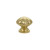 Emtek 86121US3 Polished Brass 1" Traditional Brass Melon Knob