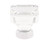 Emtek 86403US14 Polished Nickel 1-1/4" Glass Square Cabinet Knob