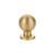 Emtek 86152US4 Satin Brass 1" Contemporary Brass Globe Knob