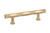 Emtek 86428US4 Satin Brass 3-1/2 C-to-C Art Deco Tribeca Pull