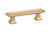 Emtek 86299US4 Satin Brass 3" Geometric Brass Rectangular Pull