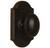 Weslock 7105M-2 Black Durham Dummy Knob with Premiere Rosette