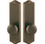 Emtek 8711US15 Satin Nickel Colonial Style Non-Keyed Passage Sideplate Lockset