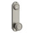 Emtek 8856US15A Pewter Delaware Style 5-1/2" C-to-C Dummy, Pair Sideplate Lockset