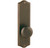 Emtek 8811US26 Polished Chrome Colonial Style Non-Keyed Privacy Sideplate Lockset