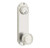 Emtek 8856US15 Satin Nickel Delaware Style 5-1/2" C-to-C Dummy, Pair Sideplate Lockset