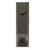 Emtek 8980US19 Flat Black Quincy Style 5-1/2" C-to-C Passage/Single Keyed Sideplate Lockset