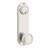 Emtek 8996US15 Satin Nickel Delaware Style 5-1/2" C-to-C Passage/Single Keyed Sideplate Lockset