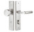 Emtek 9241SS Brushed Stainless Steel 2" x 10" Style Non-Keyed Thumbturn Privacy Narrow Sideplate Lockset