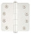 Emtek 92025TWB Tumbled White Bronze 4-1/2" 1/4" Radius Corner Heavy Duty, Plain Bearing Plated Steel Hinge