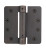 Emtek 95024US19 Flat Black 4" 1/4" Radius Corner Spring Hinge