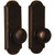 Weslock 7200F-1 Oil Rubbed Bronze Wexford Passage Knob with Sutton Rosette