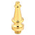 Emtek 97315US4 Satin Brass 4-1/2" or 5" Heavy Duty/Ball Bearing Steeple Tip Set (4 per set)