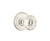 Emtek AS-US14-PRIV Polished Nickel Astoria Clear Glass Privacy Knob with Your Choice of Rosette