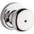 Kwikset 730H-26 Bright Chrome Hancock Privacy Knob