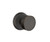 Emtek BZRN-MB-PHD Medium Bronze Round (Pair) Half Dummy Knobs with Your Choice of Rosette