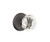 Emtek CK-FB-PRIV Flat Black Diamond Glass Privacy Knob with Your Choice of Rosette