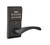 Emtek E2220US19 Flat Black Modern Brass Keypad Style Leverset with Storeroom/Gate Function