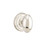 Emtek E-US14-PHD Polished Nickel Egg (Pair) Half Dummy Knobs with Your Choice of Rosette