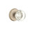 Emtek GT-TWB-PASS Tumbled White Bronze Georgetown Glass Passage Knob with Your Choice of Rosette