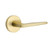 Emtek HER-US4-PASS Satin Brass Hermes Passage Lever with Your Choice of Rosette