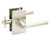 Emtek HLO-US15-ENTR Satin Nickel Helios Keyed Entry Lever with Your Choice of Rosette