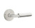 Emtek S300-XX-HS-SS Stainless Steel Hercules (Pair) Half Dummy Levers with Your Choice of Rosette